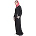 Travel abaya for winter- Black-Grey